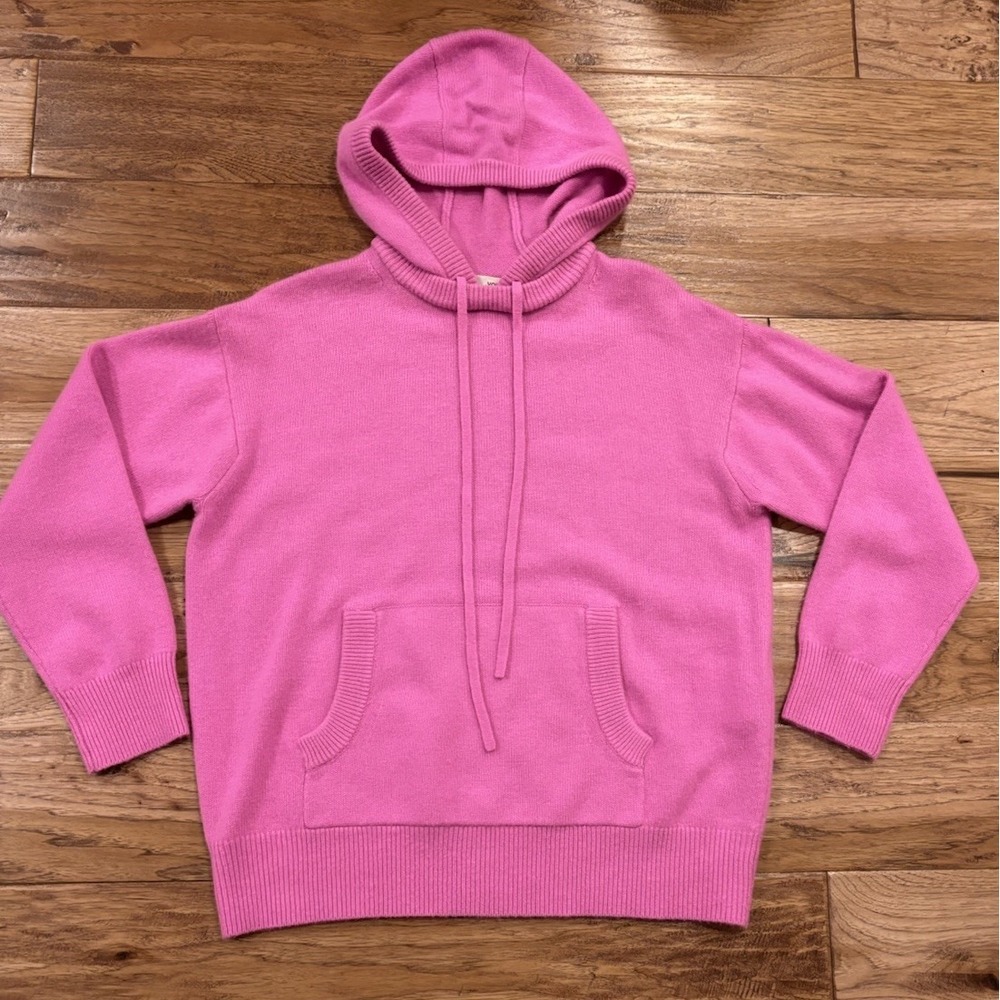 Diane von Furstenberg Oversized Wool Cashmere Knit Hoodie Women's M/L